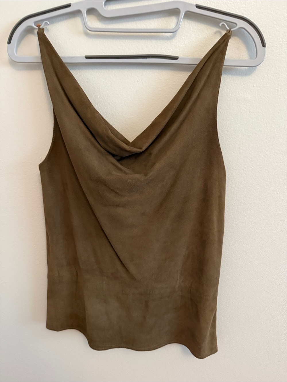 bill blass Brown Cowl Neck Camisole